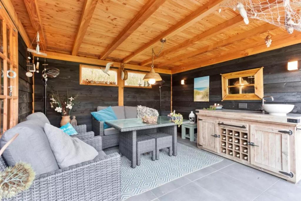 Vakantiehuis Met Luxe Tuin Dichtbij Het Strand 坎珀兰 外观 照片